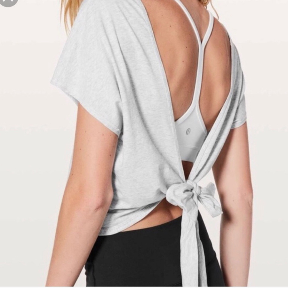 Lululemon It’s a Tie Tee - Like New - 8 Worn Once